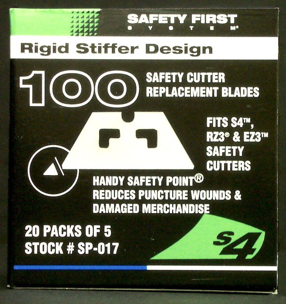 Vestcom Replacement Safety Cutter Blades (100 Pieces), keep your cutter sharp with easy-to-install blades.