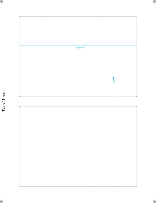 2up Blank White Clingz